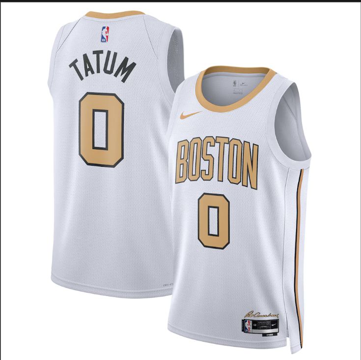 Men Boston Celtics #0 Tatum White Nike City Edition Season 2026 NBA Jersey